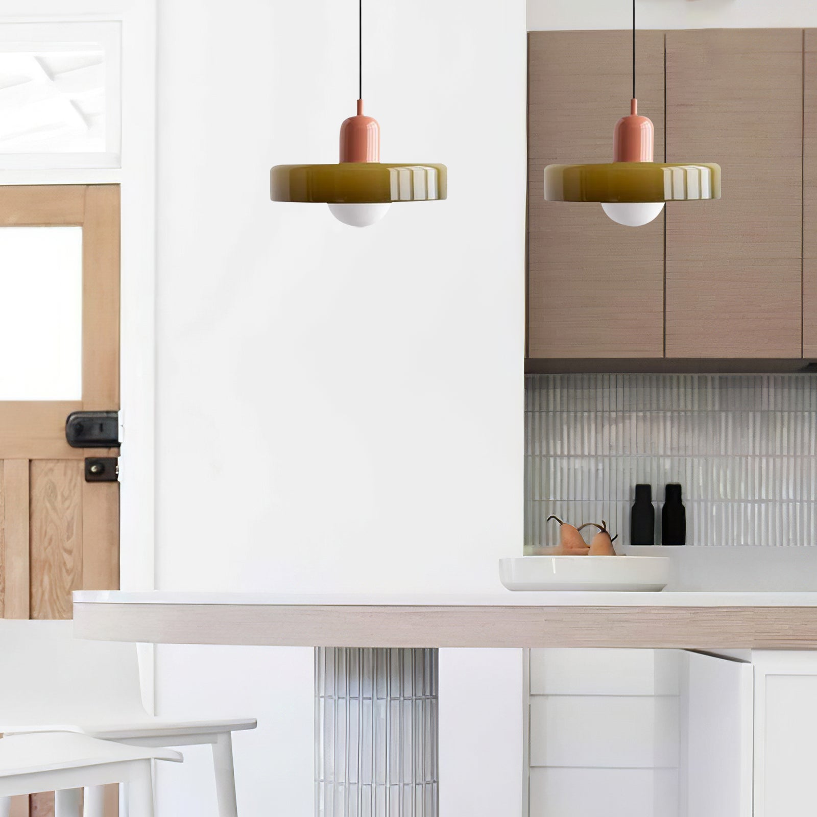 Modern Kitchen Glass Pendant Light