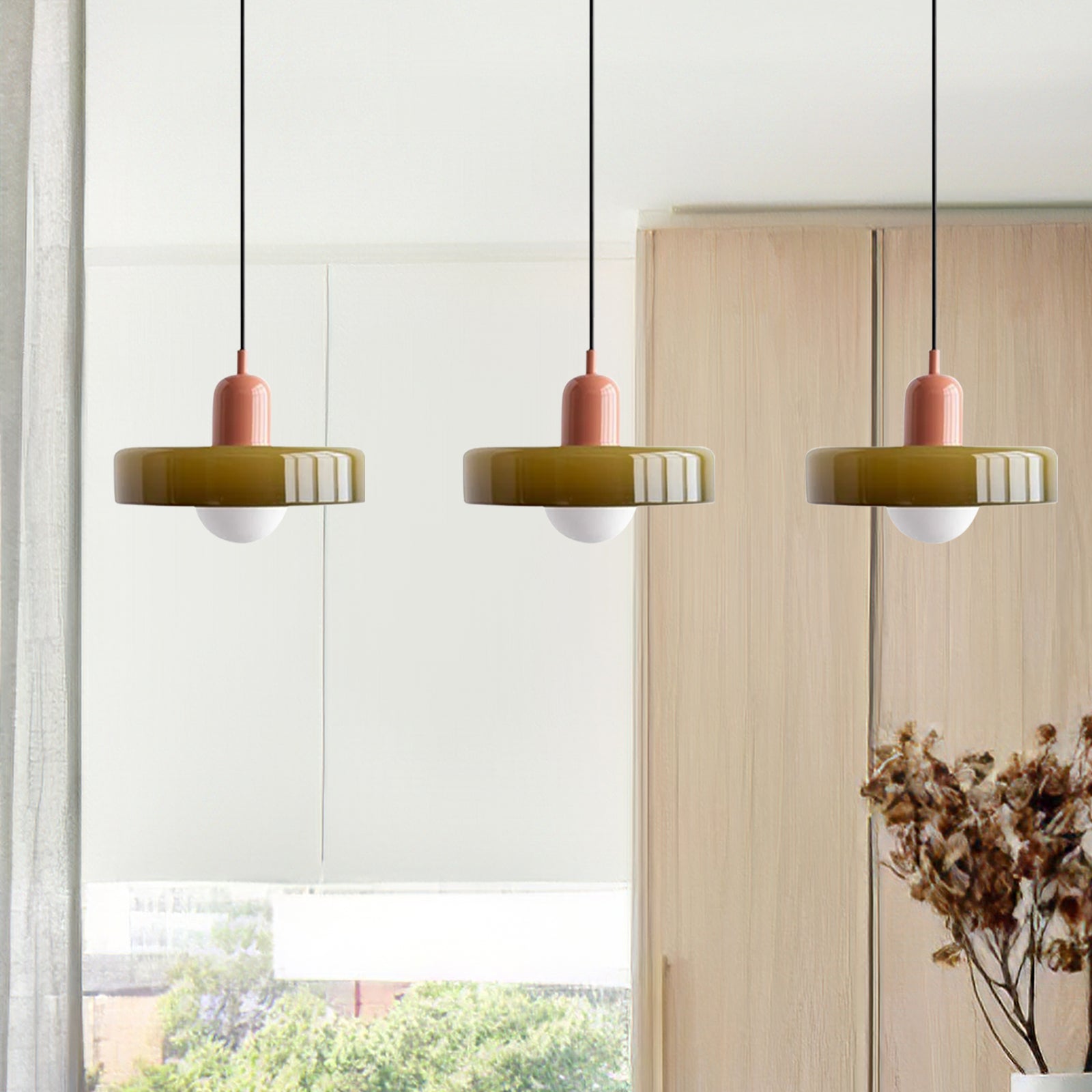 Modern Kitchen Glass Pendant Light