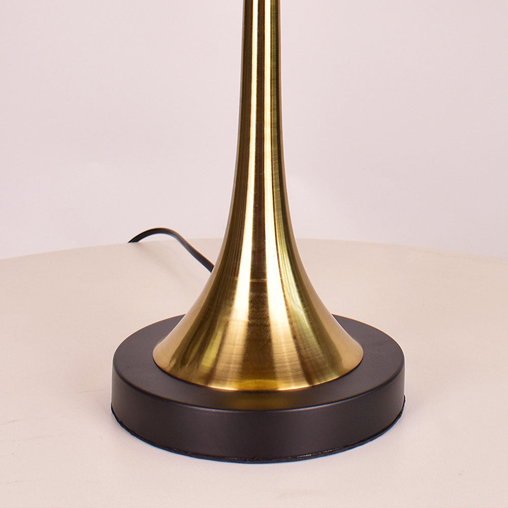 Modern Simple Fabric Gold Bedroom Mini Table Lamp