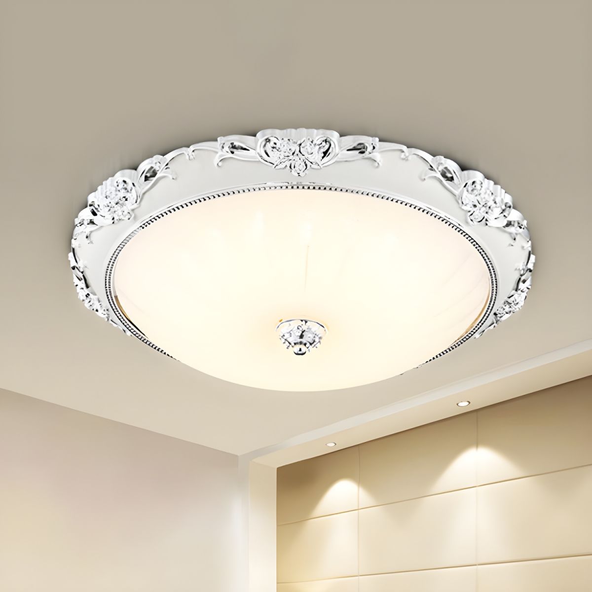 Dome Flush Mounted LED Ceiling Light
