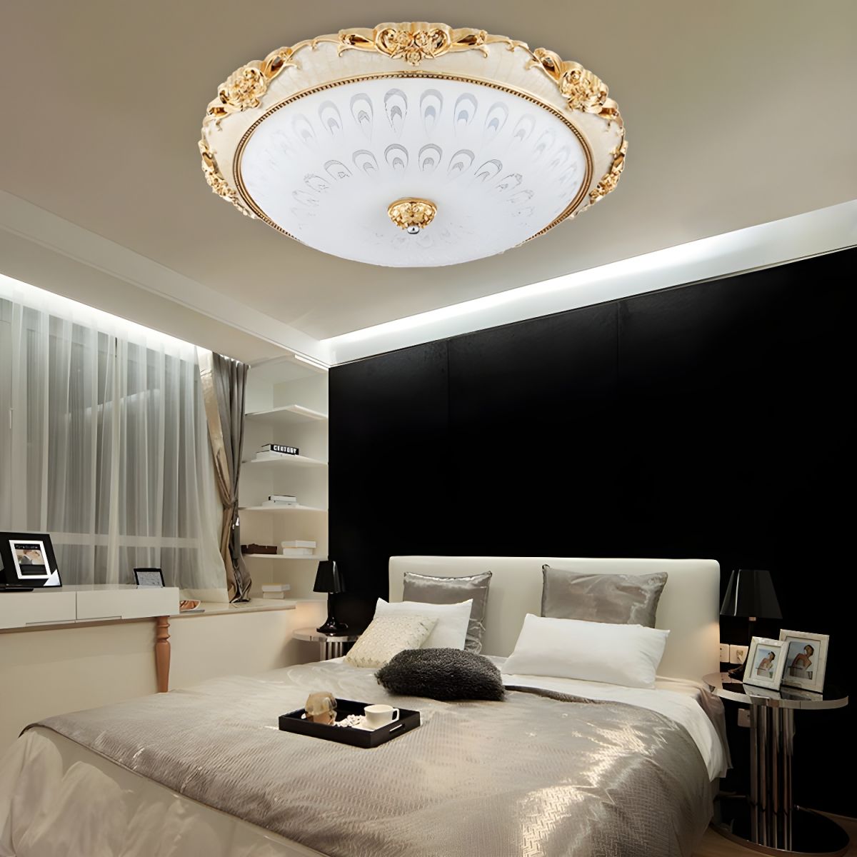Dome Flush Mounted LED Ceiling Light