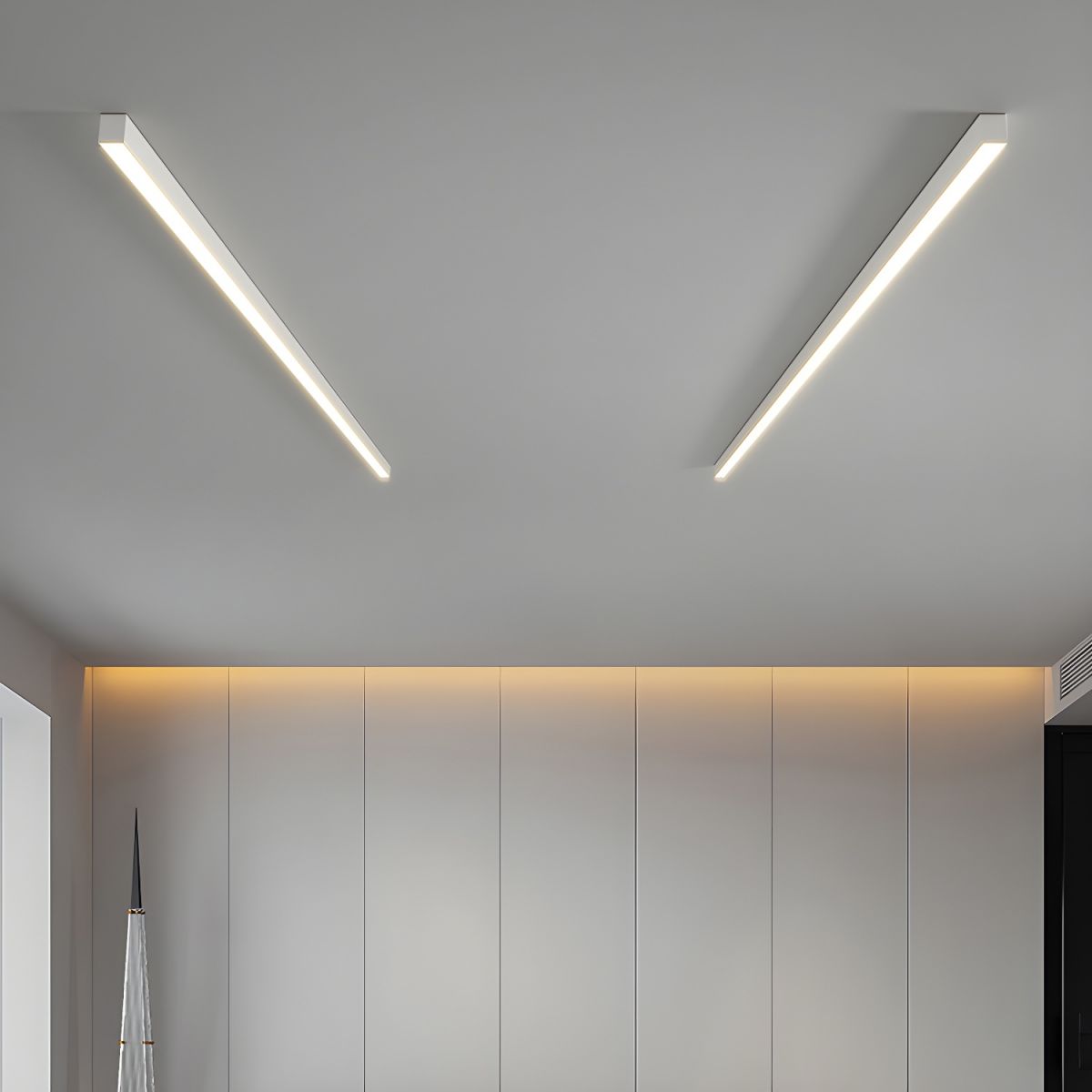 Modern Linear LED Ceiling Light for Hallway