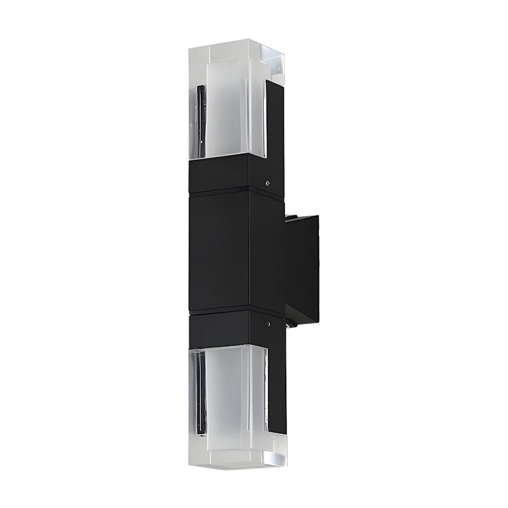 IP65 Contemporary Aluminum Black LED Outdoor Wall Lights