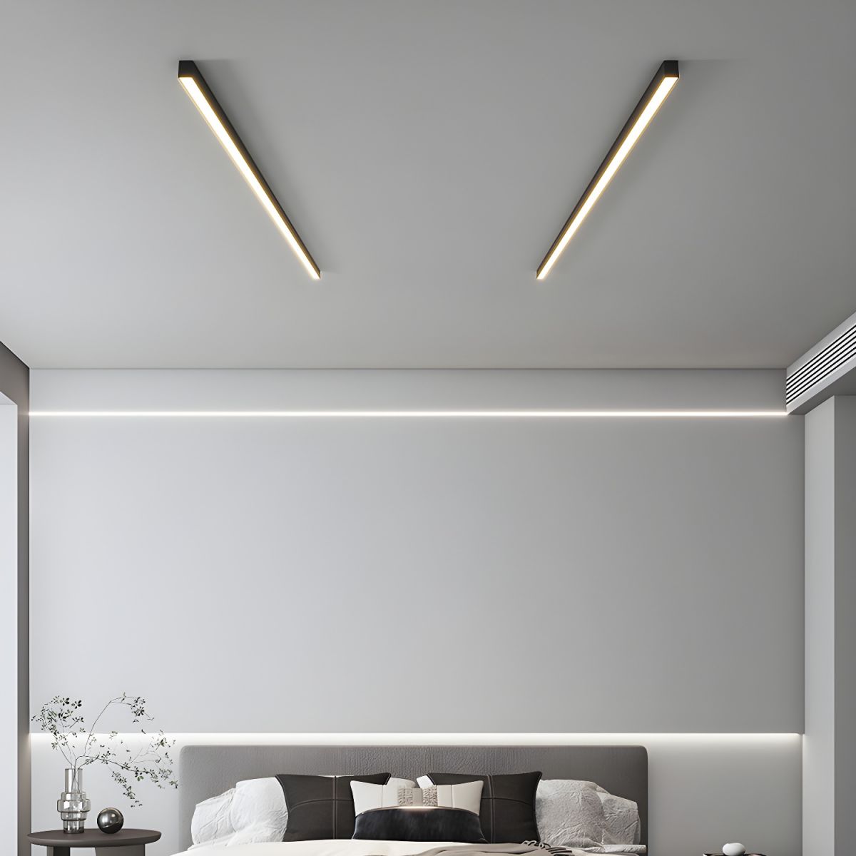 Minimalist Long Strip Flush Ceiling Light
