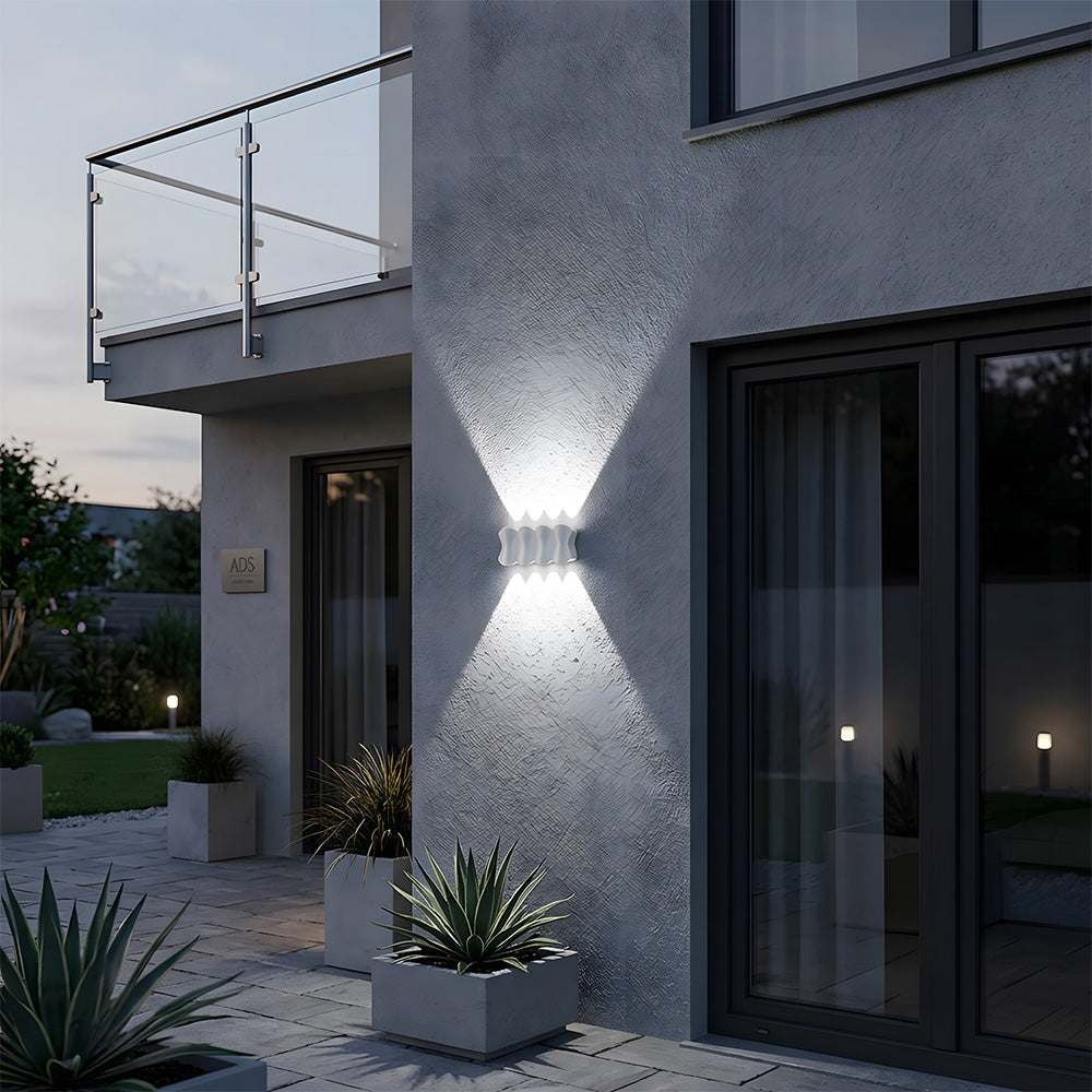 Modern Outdoor LED Up and Down Wall Lights for Garage Patio