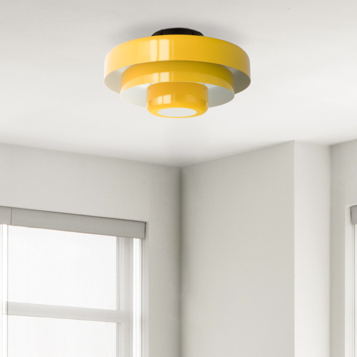 Mid-Century Iron Ceiling Lights