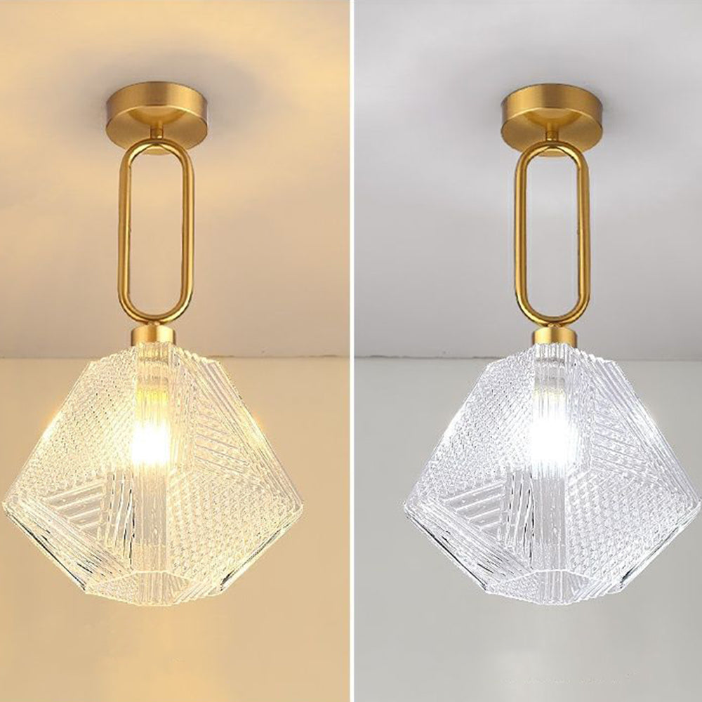 Modern Minimalist Crystal Bedroom Ceiling Lights