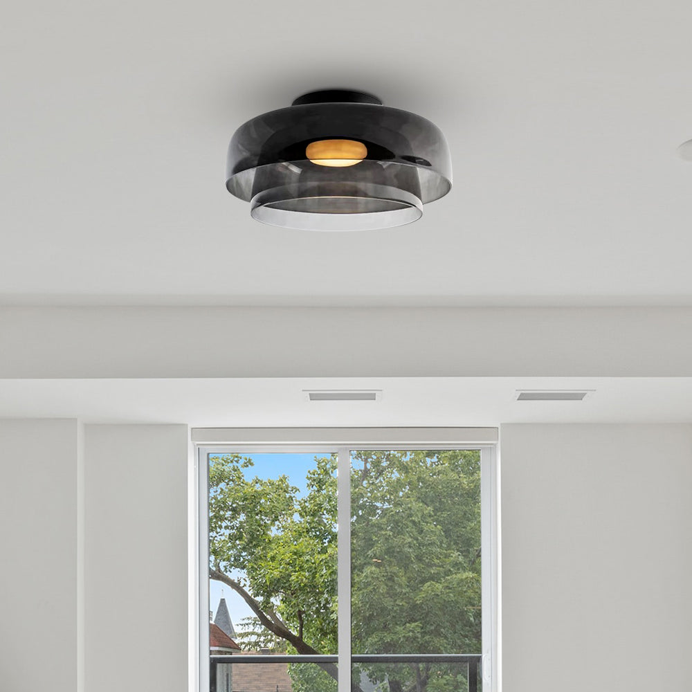 Nordic Medieval Simple Glass Ceiling Light