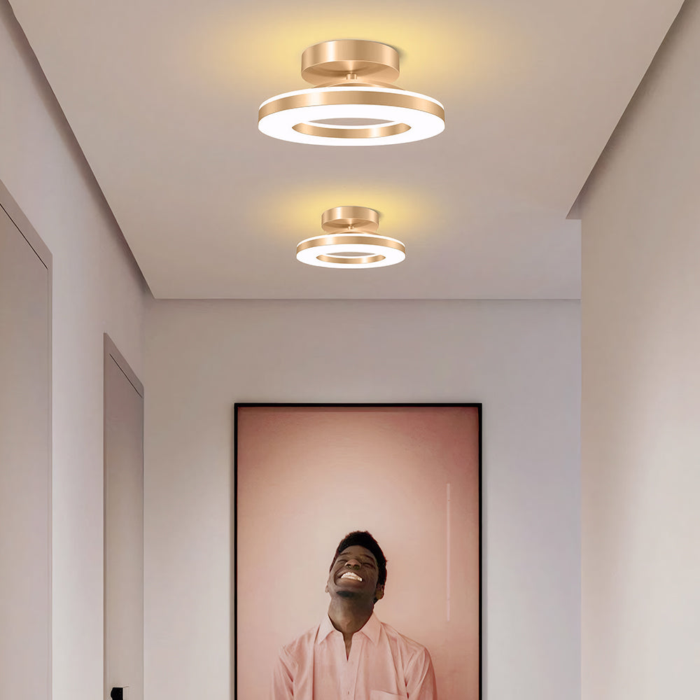 LED Ceiling Lights For Living Room in Gold