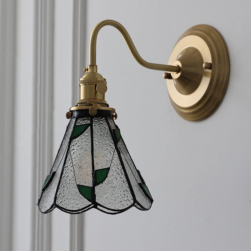 Vintage Glass Wall Sconce Light For Living Room