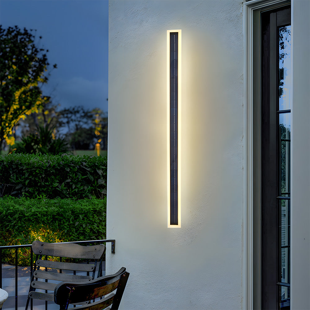 IP65 Solar Outdoor Wall Lights Exterior Garden Courtyard Villa Front Door Lighting, Dusk-to-Dawn
