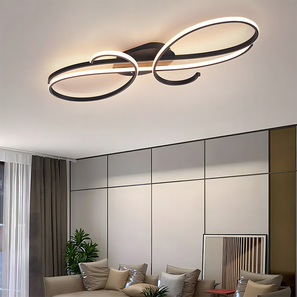 Modern Flush Mount LED Ceiling Lights for Living Room Bedroom