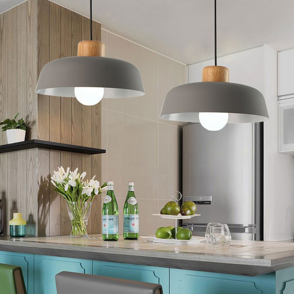 Nordic Creative Wooden Pendant Lamp