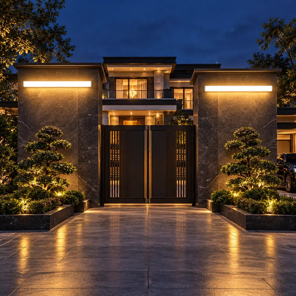 Modern Entryway Porch Garage Outdoor LED Wall Lights