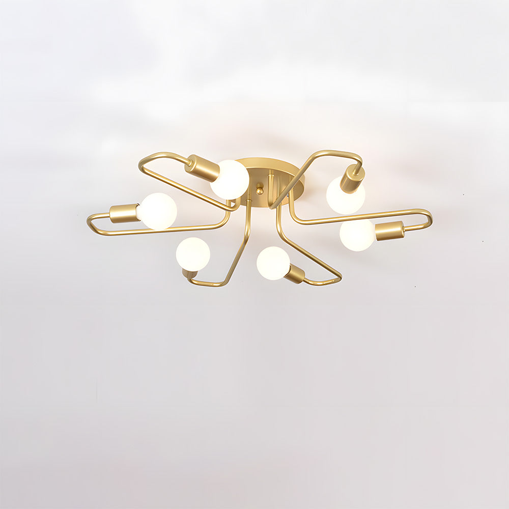 Modern Iron Bedroom Ceiling Light
