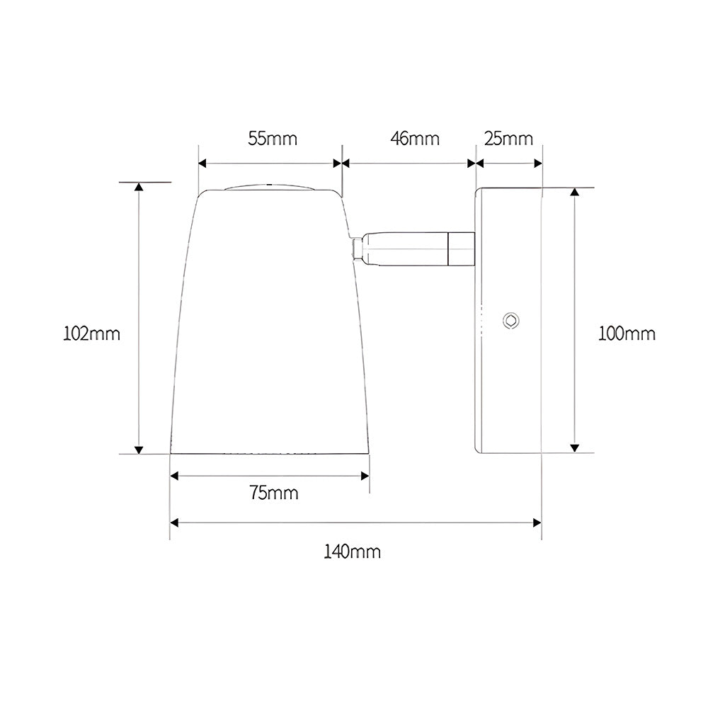 Nordic Small Spotlight Bedroom Wall Light