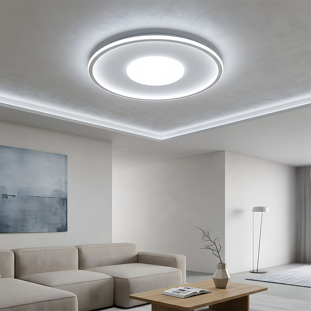 Compact Acrylic LED Flush Mount Ceiling Lights for Bedroom
