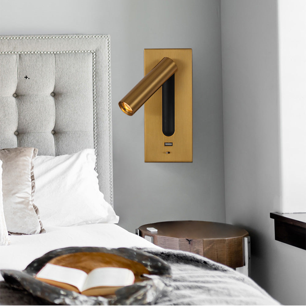 Simple USB Rechargeable Reading Wall Lamp