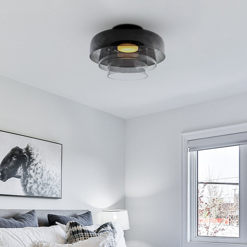 Nordic Medieval Simple Glass Ceiling Light