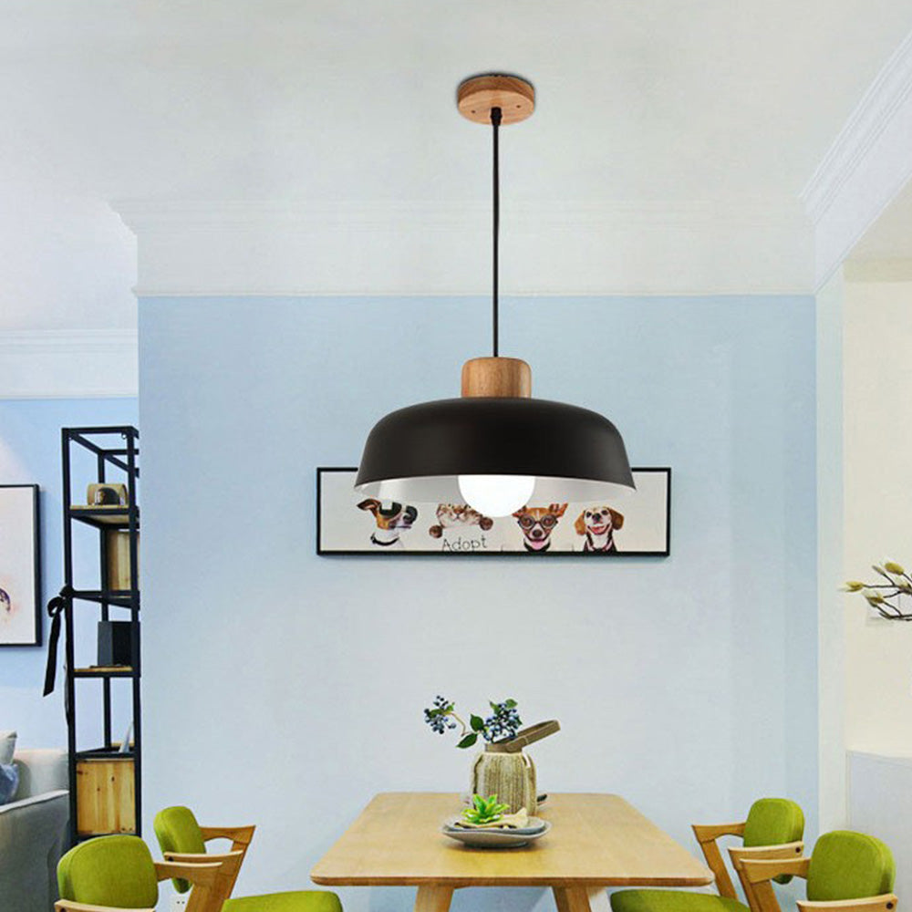 Nordic Creative Wooden Pendant Lamp