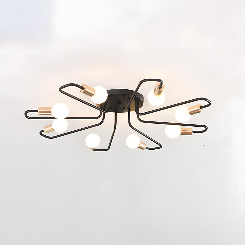 Modern Iron Bedroom Ceiling Light