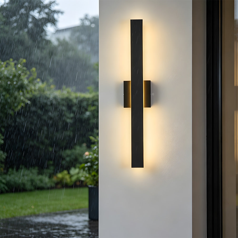 IP65 Contemporary Outdoor Wall Lights Linear LED Wall Lamp