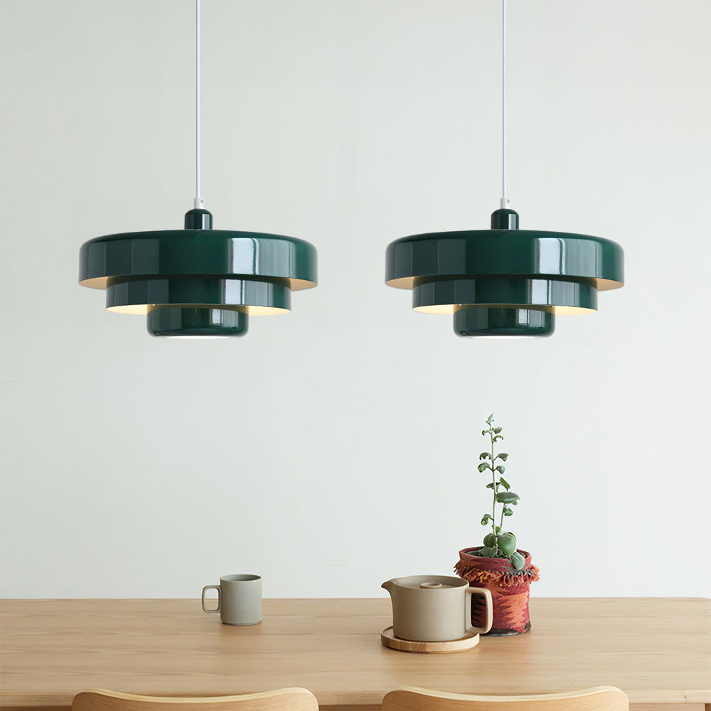 Minimalism Mid-century Bauhaus Iron Conservatory Pendant Light