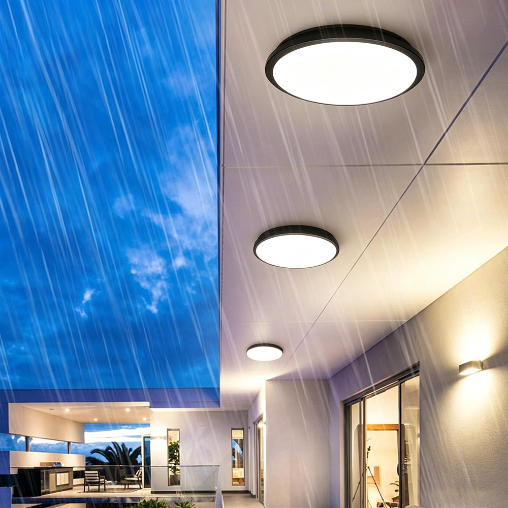 Modern Waterproof LED Outdoor Ceiling Lights for Porch Balcony