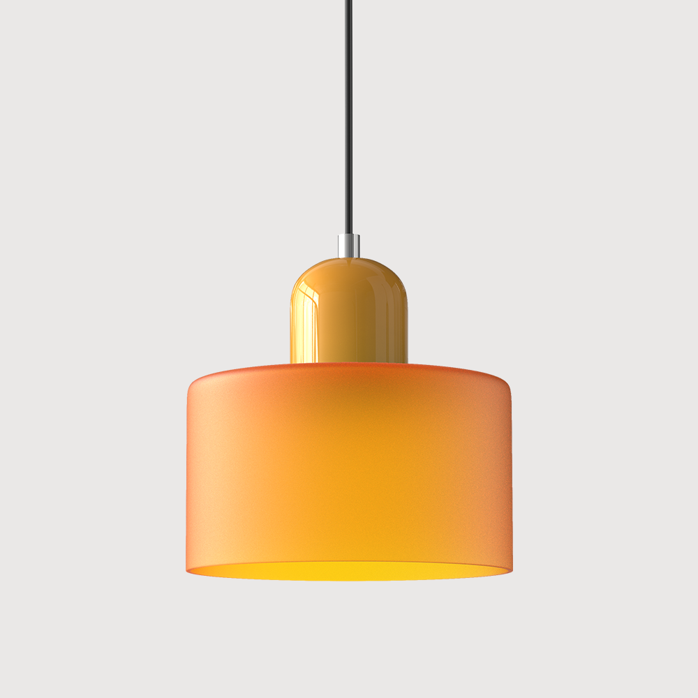 Bauhaus Small Glass Art Pendant Light For Kitchen Island