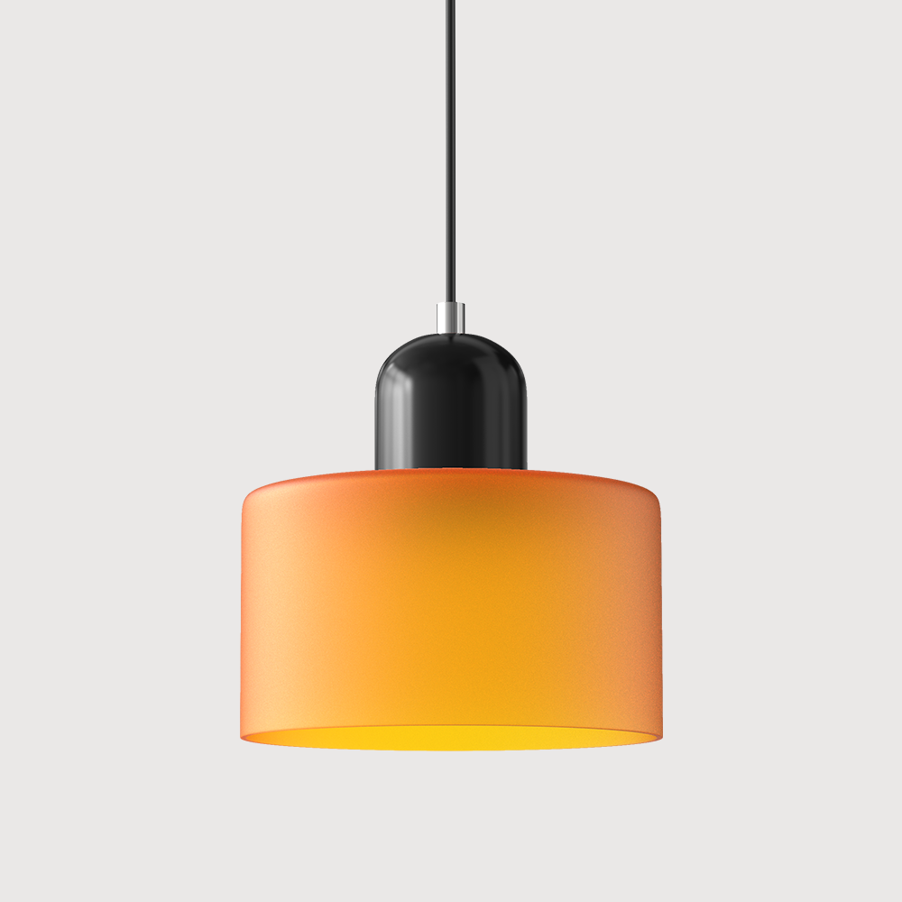 Bauhaus Small Glass Art Pendant Light For Kitchen Island
