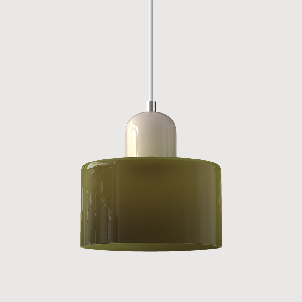 Bauhaus Small Glass Art Pendant Light For Kitchen Island