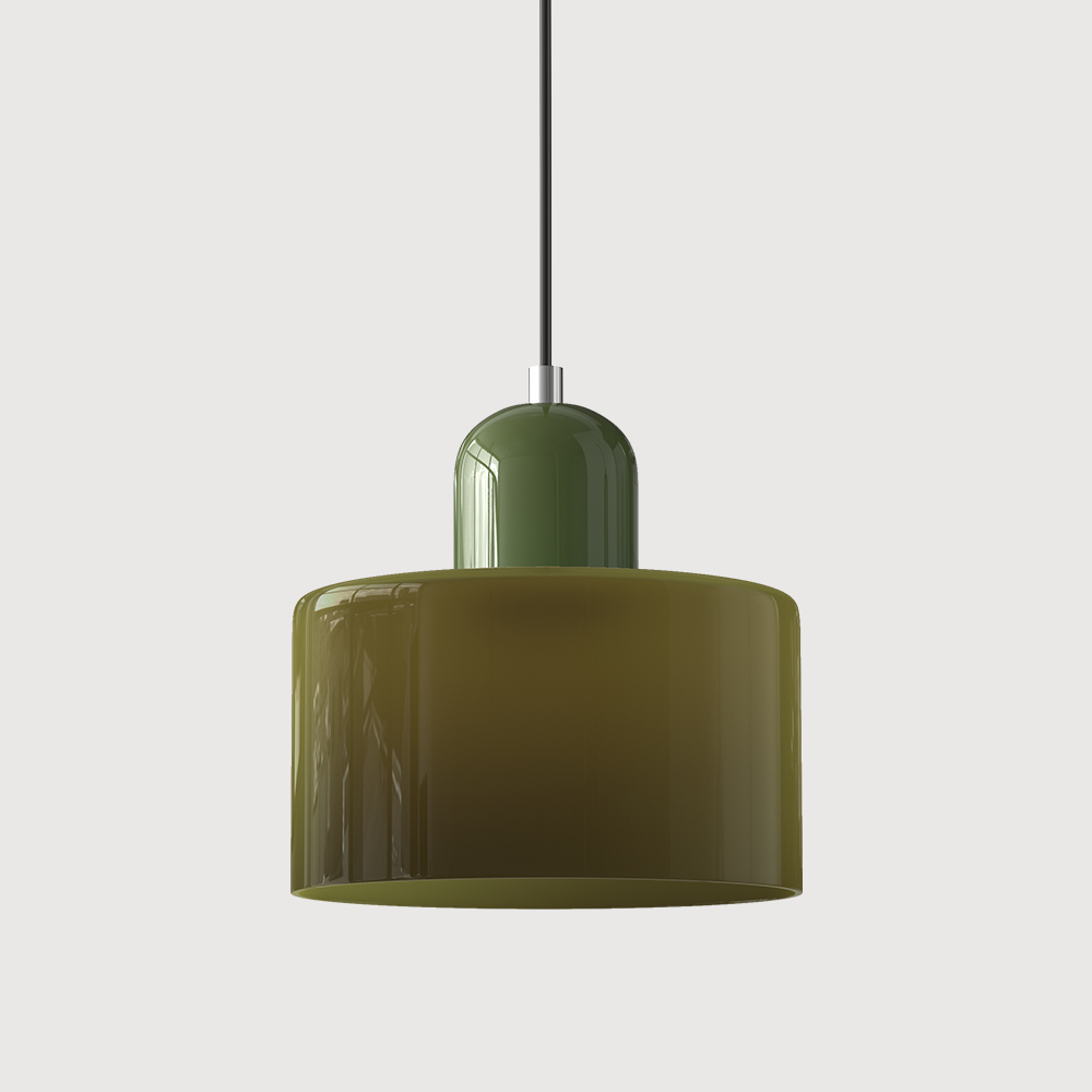 Bauhaus Small Glass Art Pendant Light For Kitchen Island