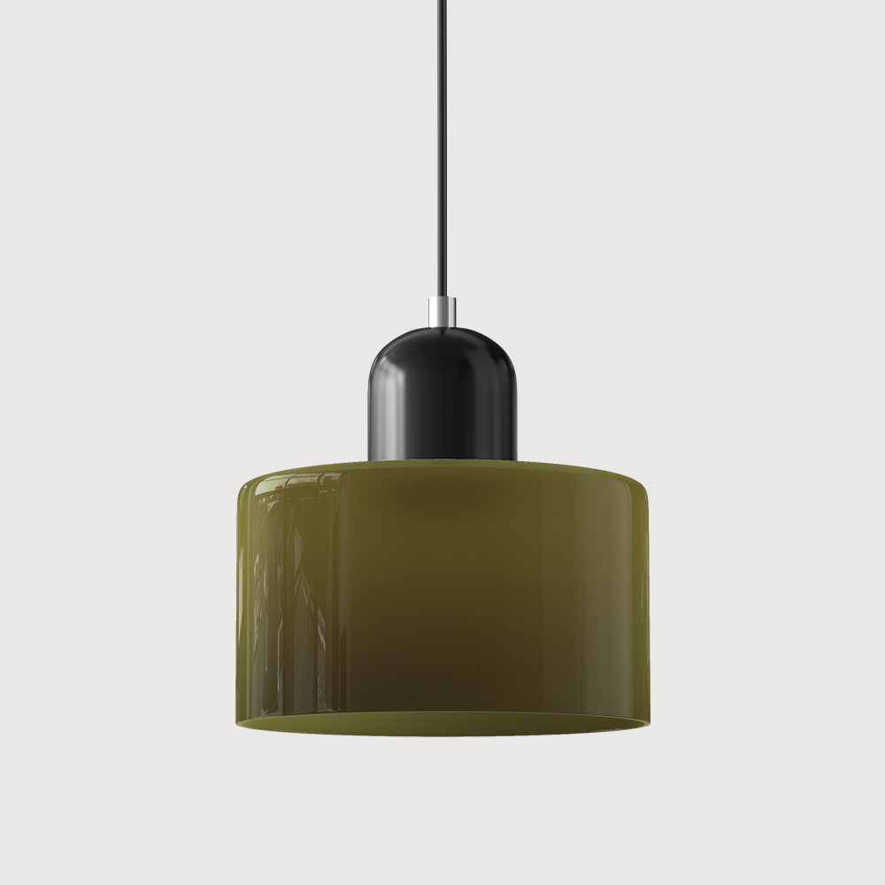 Bauhaus Small Glass Art Pendant Light For Kitchen Island