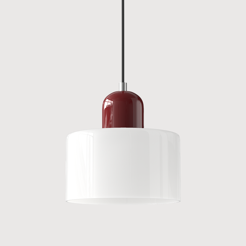 Bauhaus Small Glass Art Pendant Light For Kitchen Island