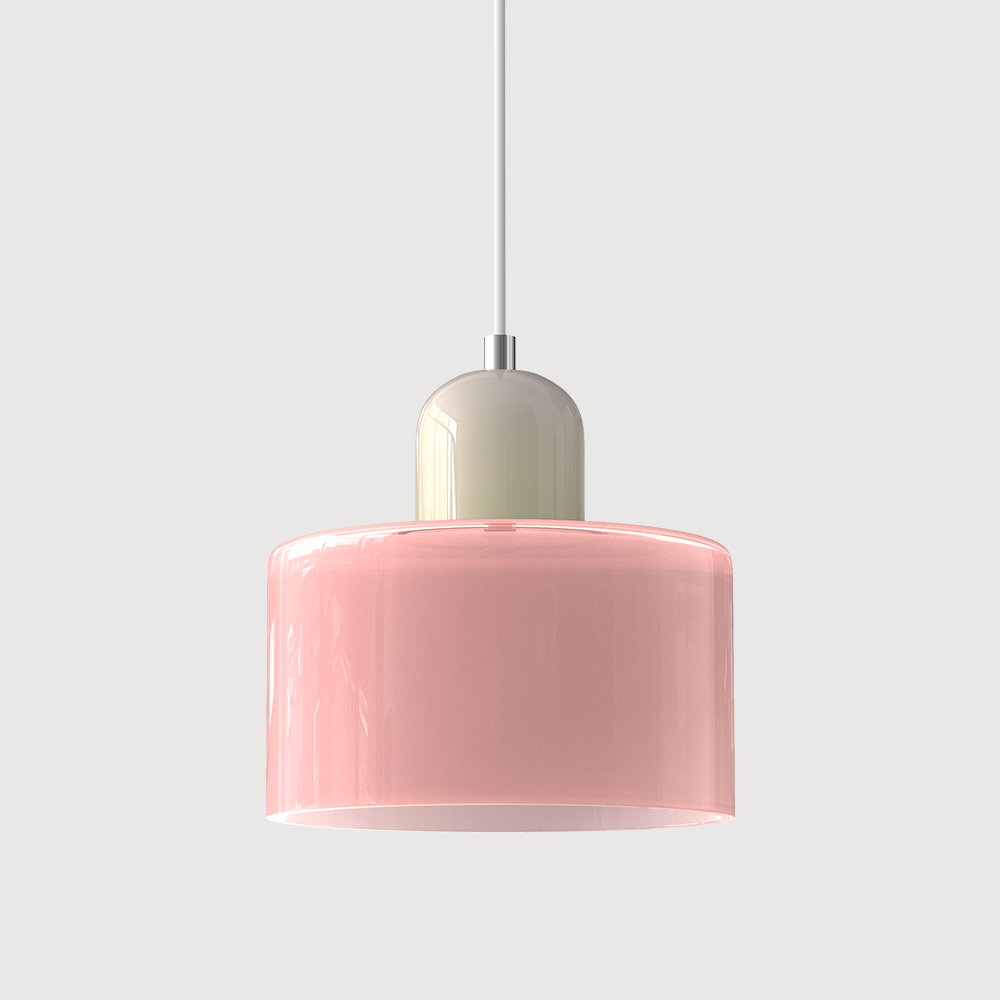 Bauhaus Small Glass Art Pendant Light For Kitchen Island