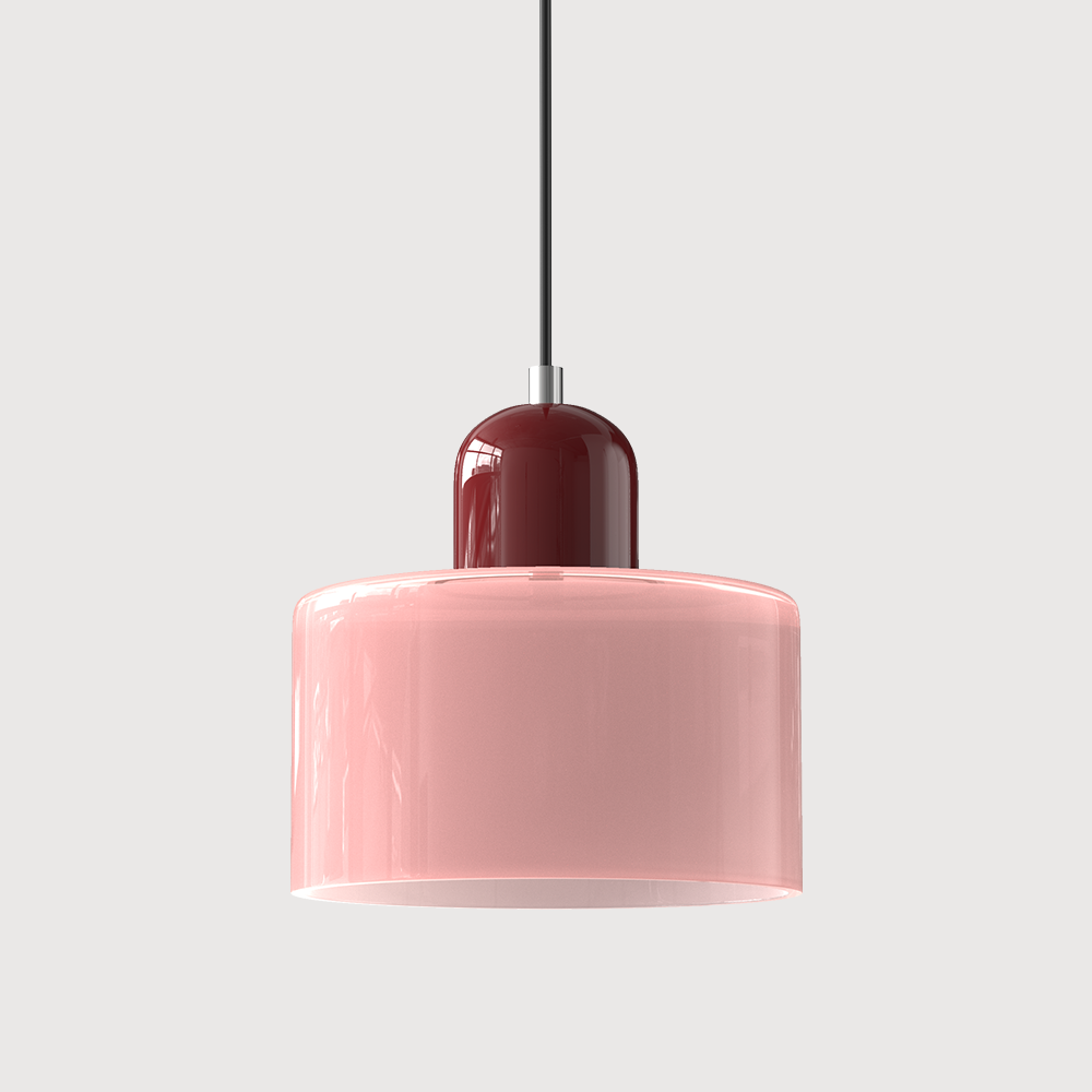 Bauhaus Small Glass Art Pendant Light For Kitchen Island