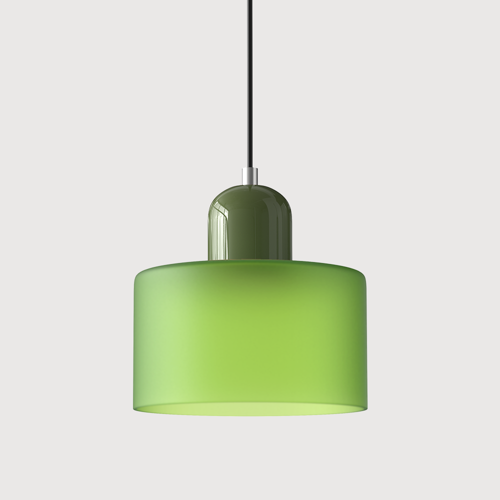Bauhaus Small Glass Art Pendant Light For Kitchen Island