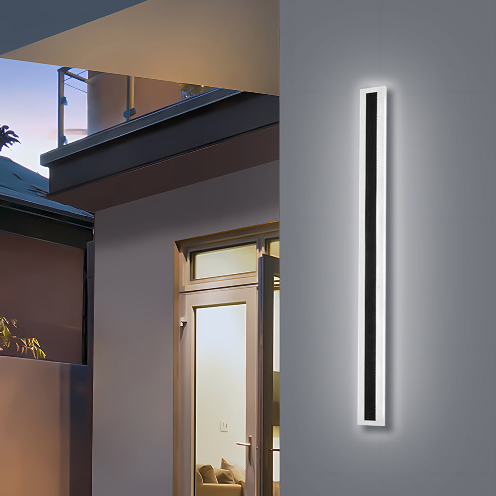 IP65 Modern Minimalism Decor Acrylic Black Outdoor LED Wall Lights