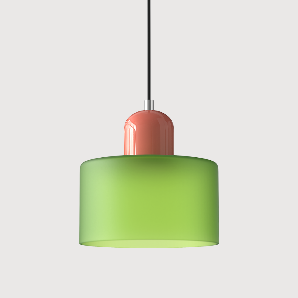 Bauhaus Small Glass Art Pendant Light For Kitchen Island