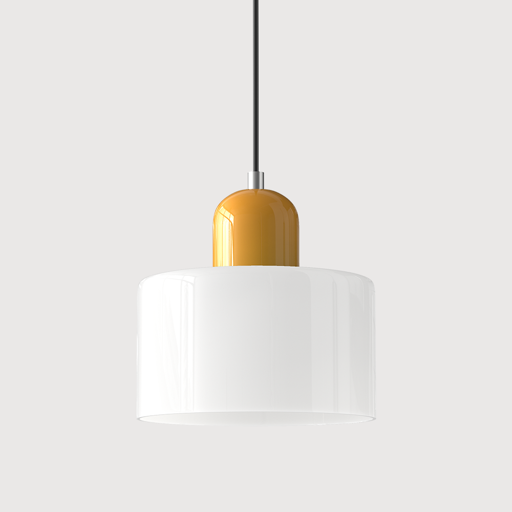 Bauhaus Small Glass Art Pendant Light For Kitchen Island