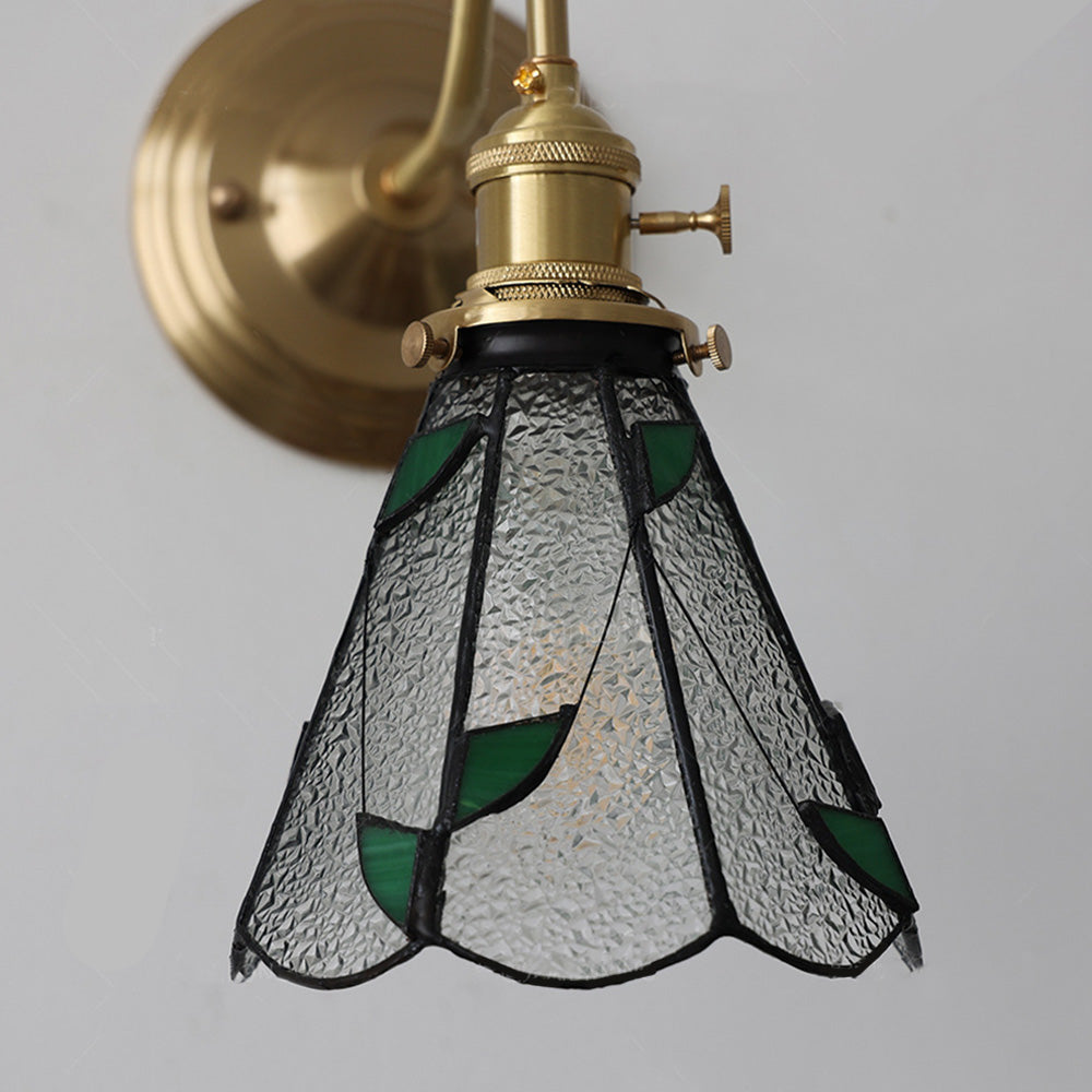 Vintage Glass Wall Sconce Light For Living Room