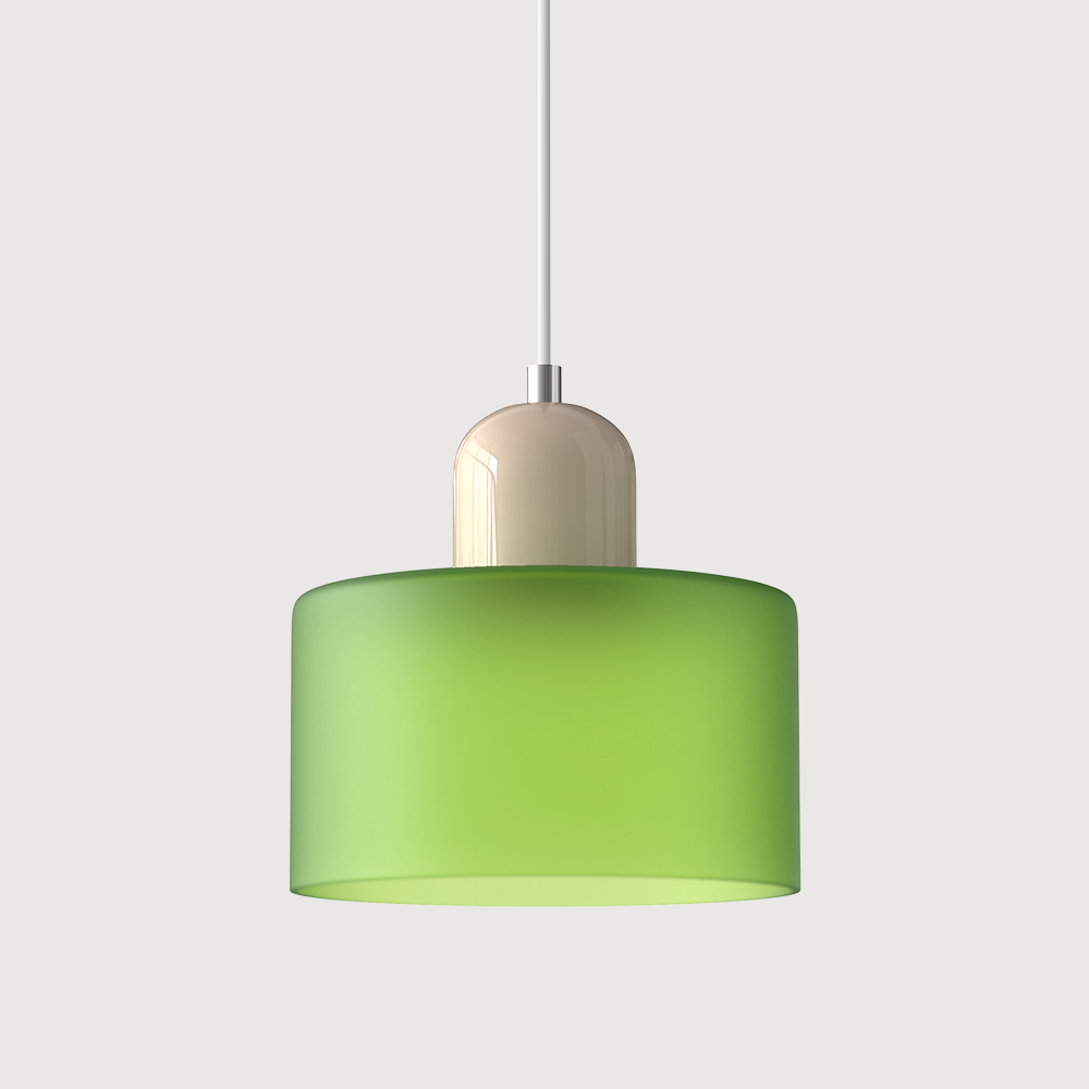 Bauhaus Small Glass Art Pendant Light For Kitchen Island