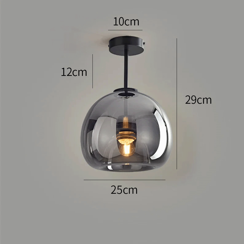 Retro Outdoor Lights, 25cm, black, metal, E27