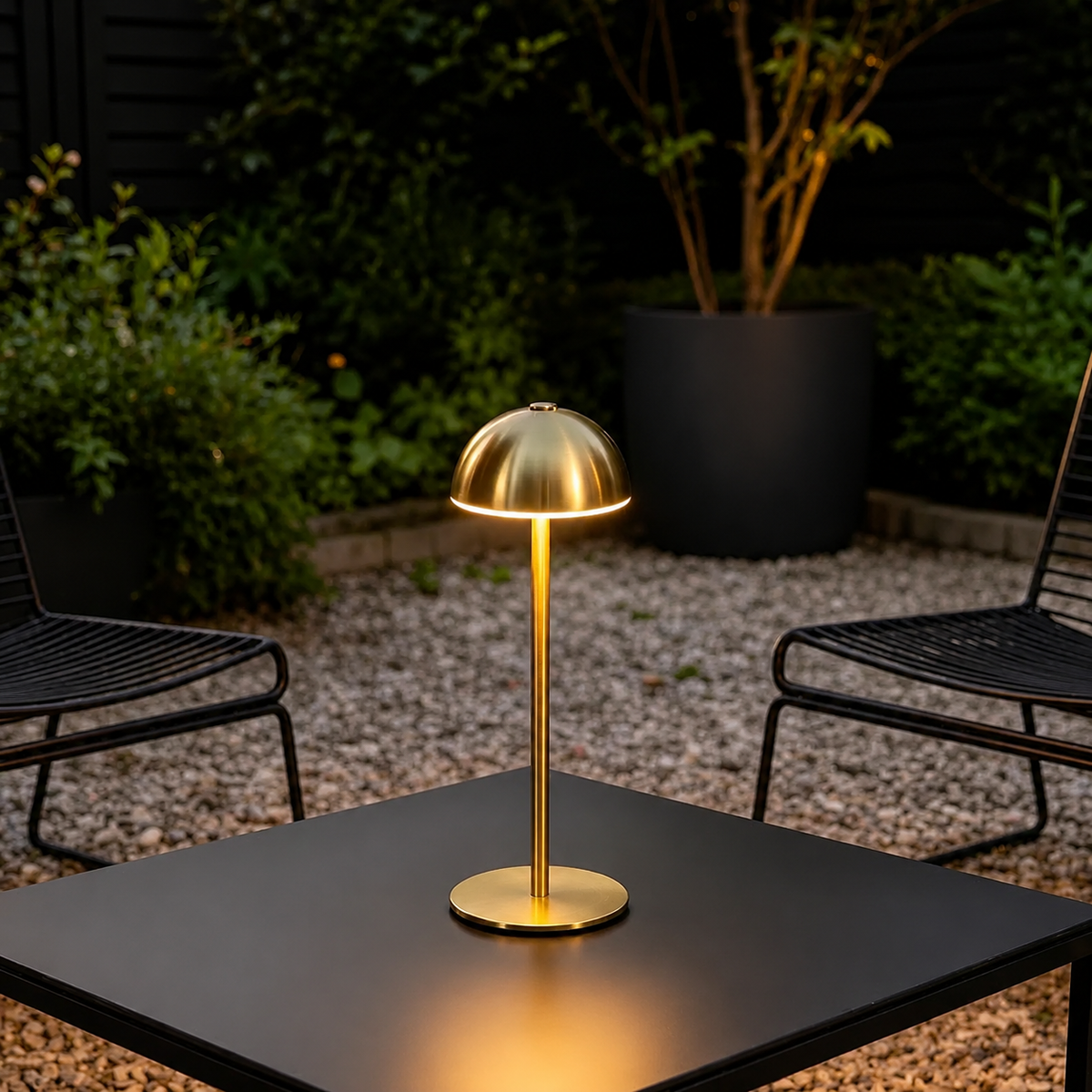 Light Luxury Acrylic Dimmable Touch Table Lamp for Cafe Bedside