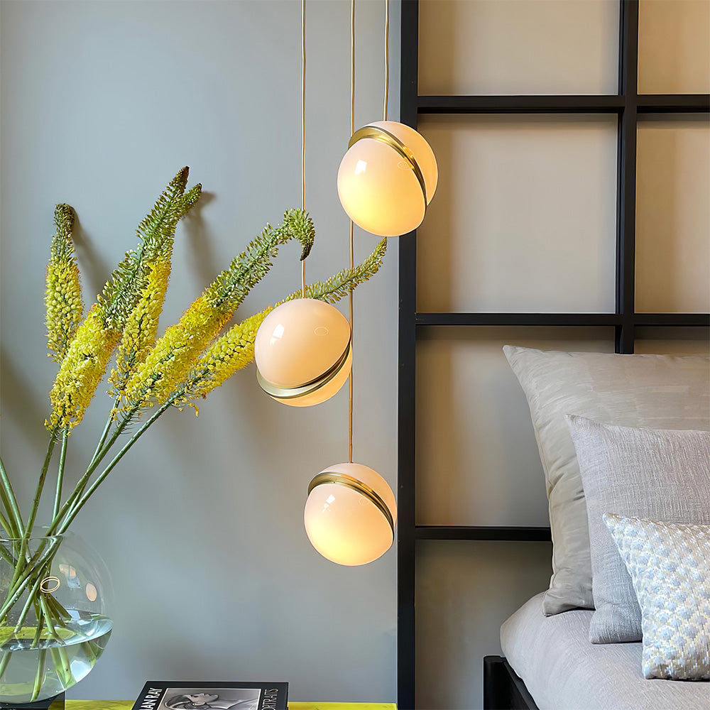 Nordic Half Moon Creativity Hanging Lamp