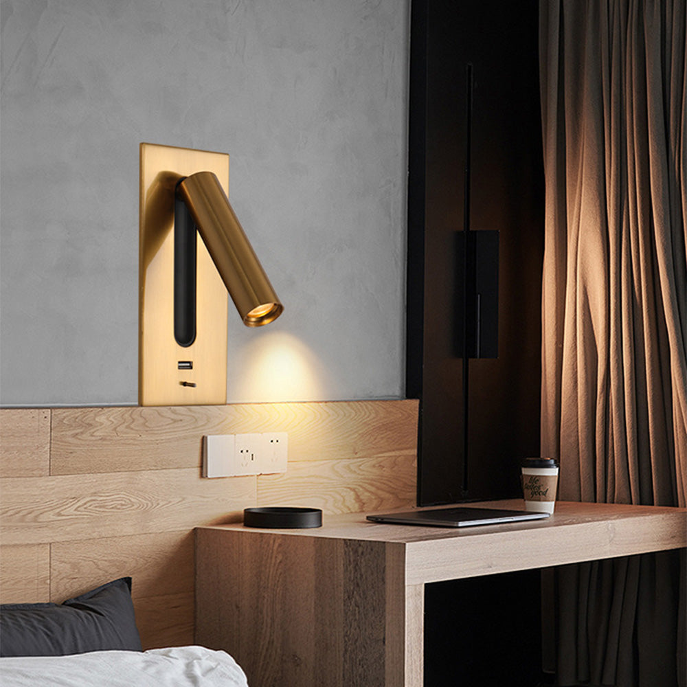 Simple USB Rechargeable Reading Wall Lamp
