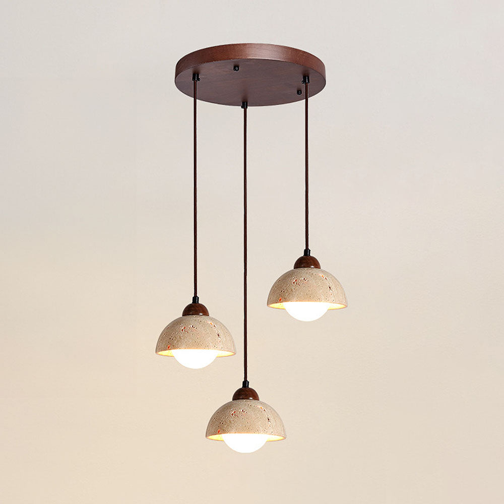 Minimalism White Stone Kitchen Pendant Lighting
