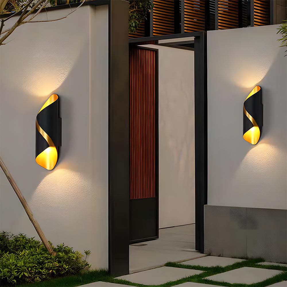 Modern Spiral Creative LED Outdoor Wall Light