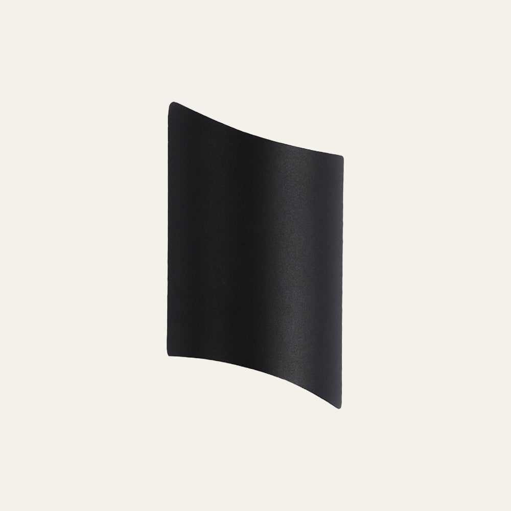 Functional Waterproof Aluminum Black LED Outdoor Wall Lights