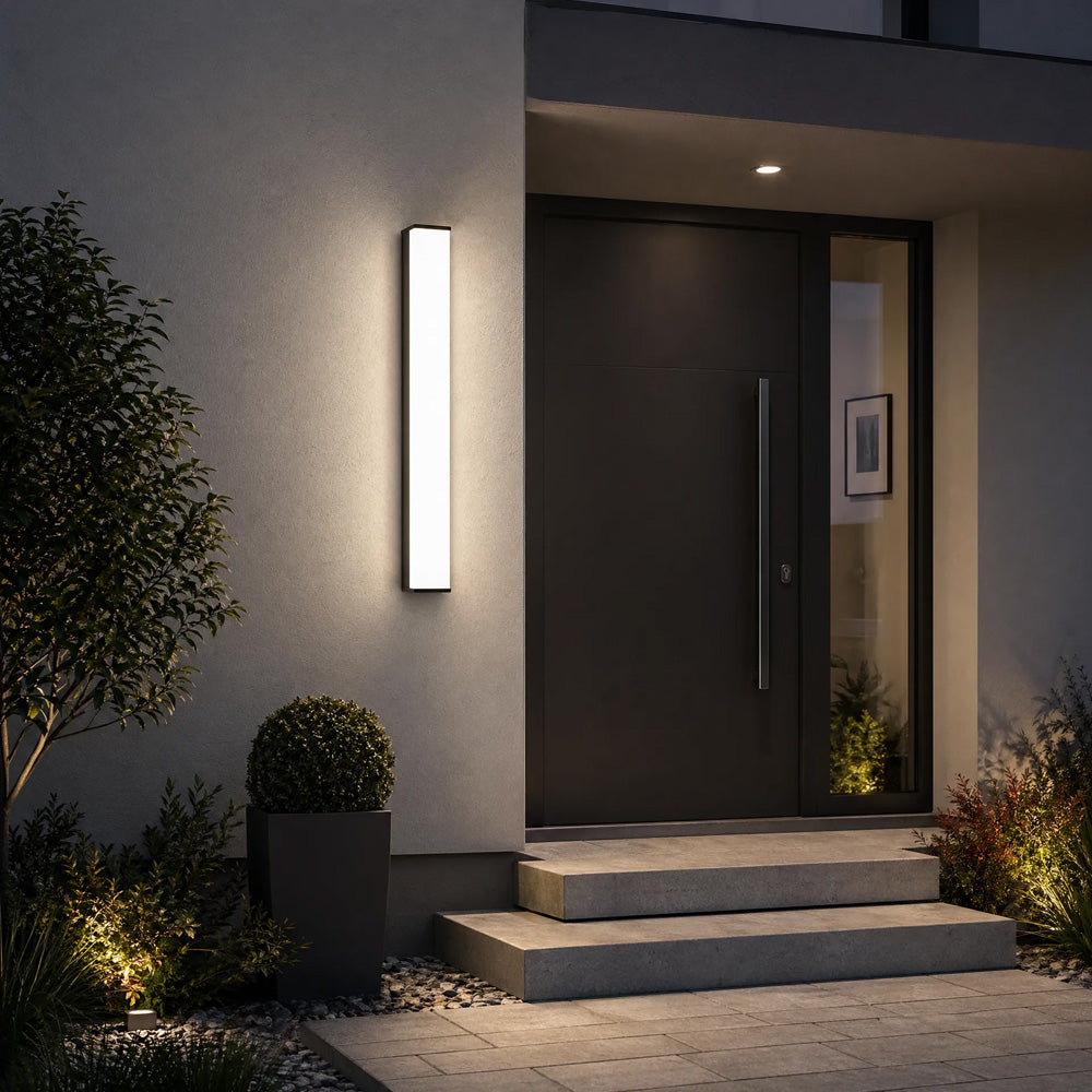 Outdoor LED Wall Sconce Exterior Long Linear Wall Lights for Home Garden Patio Garage